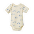 Nature Baby Short Sleeve Bodysuit - Dog Walk Print
