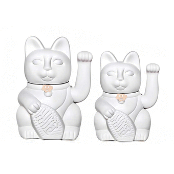 Diminuto Cielo White Luckycat Decorative Tabletop Object