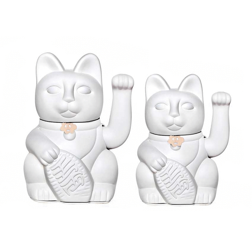 Diminuto Cielo White Luckycat Decorative Tabletop Object