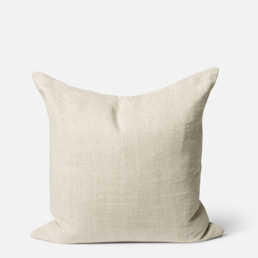Citta Heavy Linen Cushion Cover - Oat 55x55cm