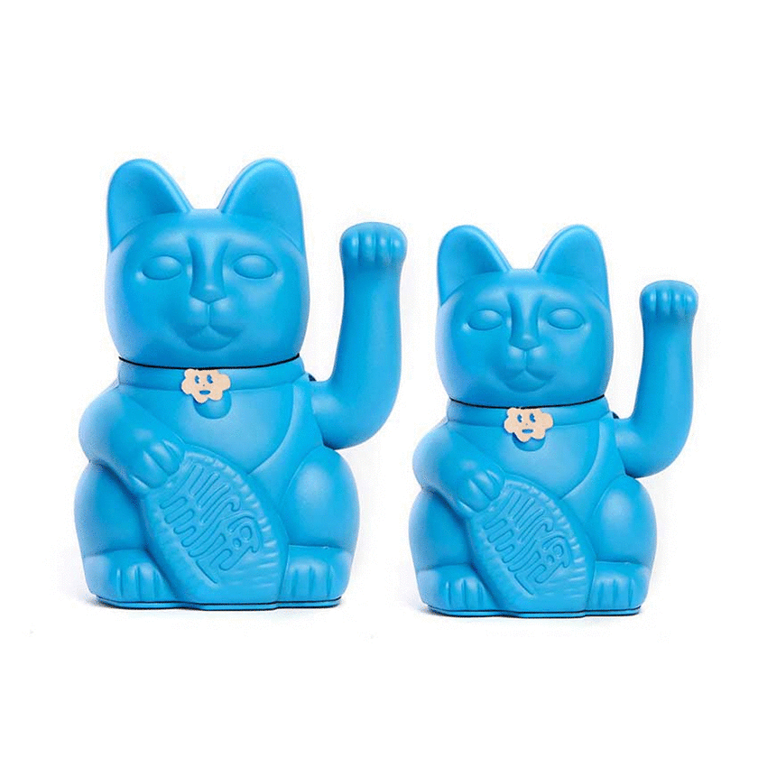Diminuto Cielo Luckycat Smurf Decorative Tabletop Object