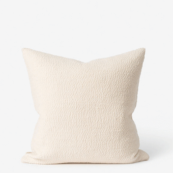 Citta Lazo Wool Boucle Cushion Cover - Natural 55x55cm