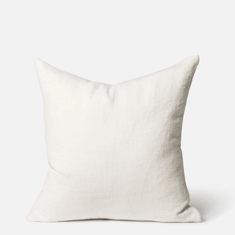 Citta Heavy Linen Cushion Cover - Ivory 55x55cm