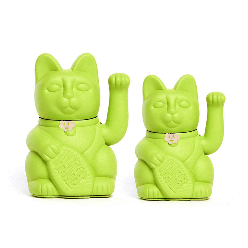 Diminuto Cielo Luckycat Green Mojito Decorative Tabletop Object
