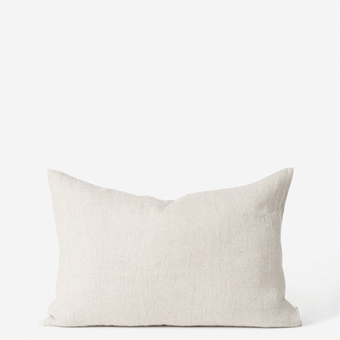 Citta Heavy Linen Jute Cushion Cover - Natural 60x40cm