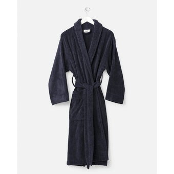 Citta Velour Cotton Robe - Night