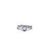 Stolen Girlfriend Dahlia's Heart Ring Silver - Pink Amethyst