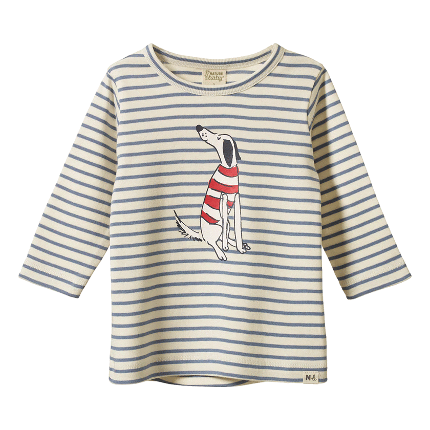 Nature Baby Long Sleeve River Tee - Best Friend Stripe