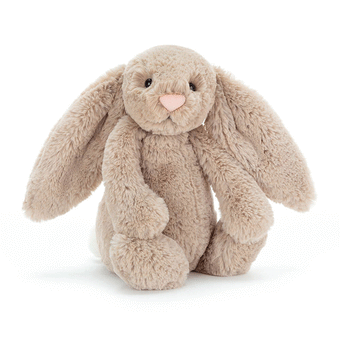 Jellycat Bashful Bunny (Original) Beige - Medium 9x12x31cm”