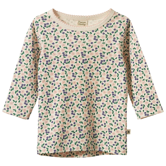 Nature Baby Long Sleeve Cloud Tee - Briarwood Print