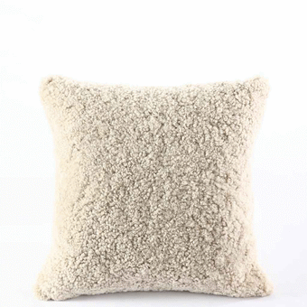 NZ Short Wool Cushion 50x50cm
