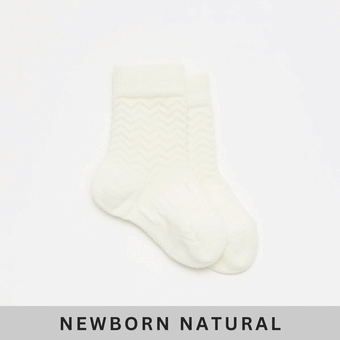 Lamington Merino Wool Crew Socks | BABY | Pearl