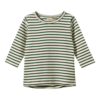 Nature Baby Long Sleeve River Tee - Eden Sailor Stripe