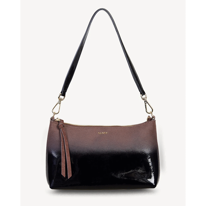 Saben Haven Shoulder Bag Espresso Dipped