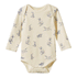 Nature Baby Cotton Long Sleeve Bodysuit - Best Friend Print