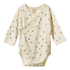 Nature Baby Long Sleeve Kimono Bodysuit - Lucky Print