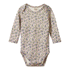 Nature Baby Merino Long Sleeve Bodysuit - Briarwood Lilac Print