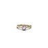 Stolen Girlfriend Dahlia's Heart Ring Gold Plated 18K Gold - Pink Amethyst
