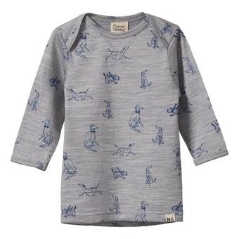 Nature Baby Merino Essential Tee - Best Friend Print