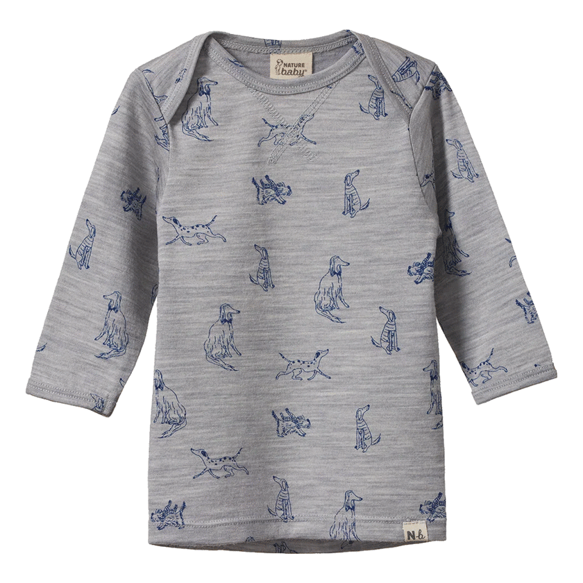 Nature Baby Merino Essential Tee - Best Friend Print