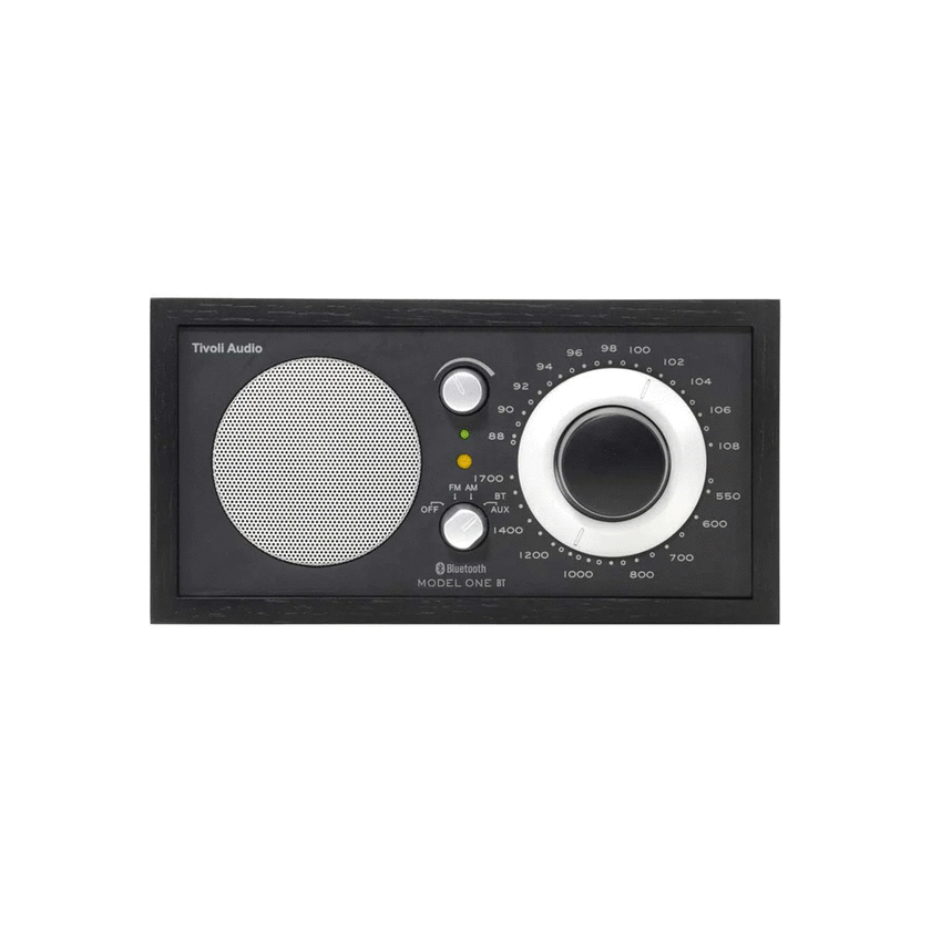 TIVOLI MODEL ONE BT AM/FM BLUETOOTH TABLE RADIO BLACK/BLACK SILVER