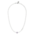 Stolen Girlfriend Dahlia's Heart Necklace Silver - Pink Amethyst
