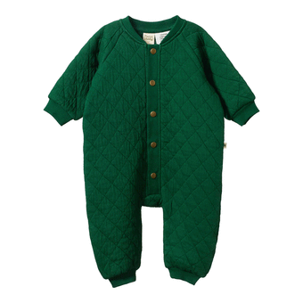 Nature Baby Long Sleeve Juno Romper Quilted - Eden