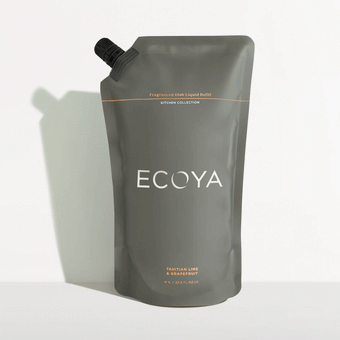 Ecoya Tahitian Lime & Grapefruit Fragranced Dish Liquid Refill