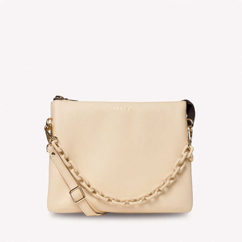 Saben Matilda Crossbody - Vanilla + Tonal Chain