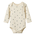 Nature Baby Long Sleeve Bodysuit Pointelle - Winter Berry Print