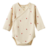 Nature Baby L/S Kimono Bodysuit - Radish Print