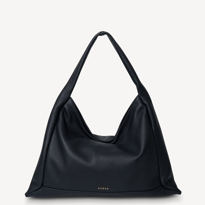 Saben Haze Shoulder Bag - Black Luxe