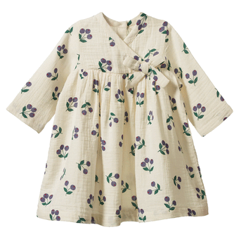 Nature Baby Mabel Dress - Winter Berry Natural Print