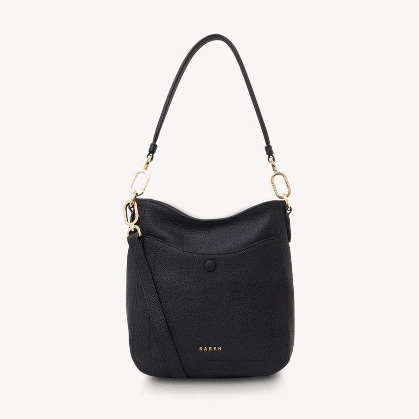 Saben Rosie Shoulder Bag - Black Luxe