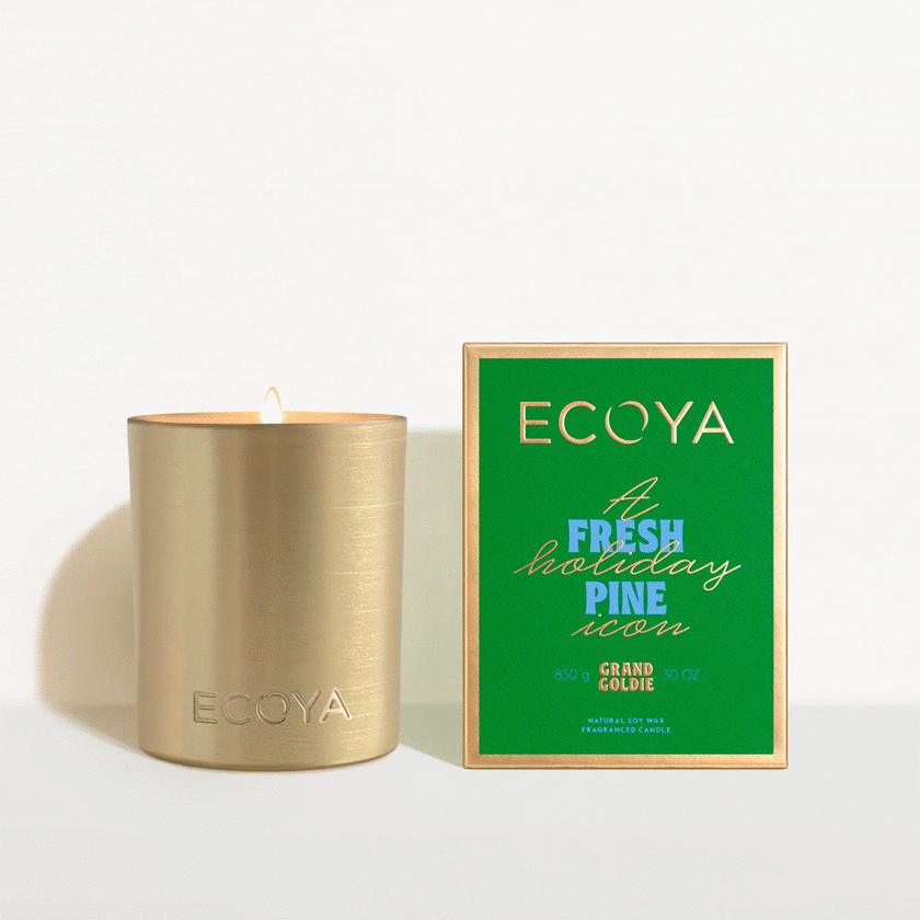 Ecoya Fresh Pine Grand Goldie Holiday Collection