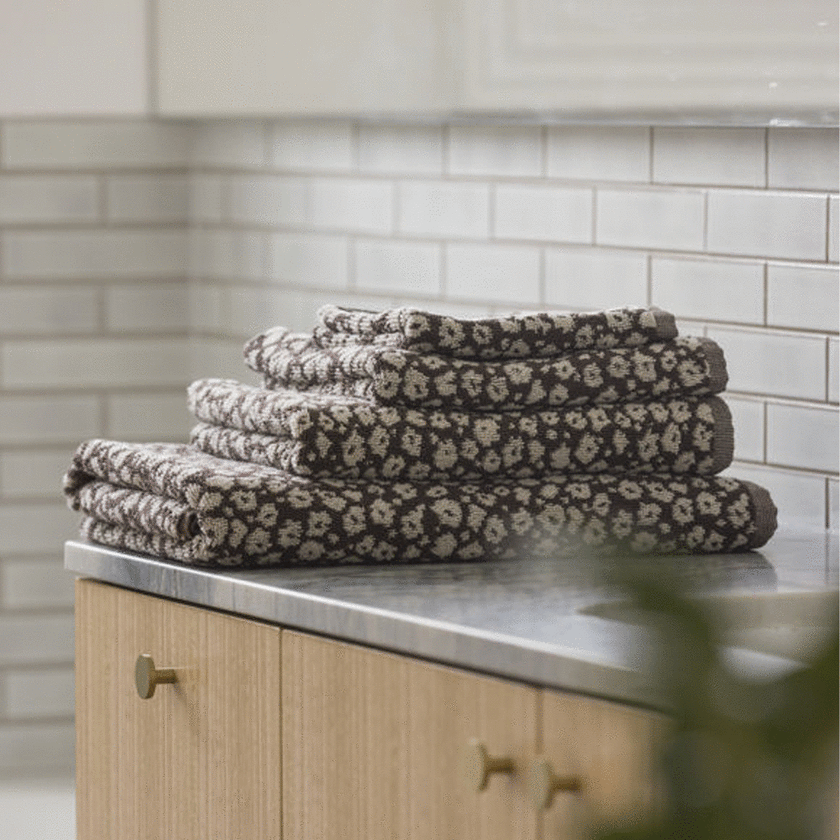 Citta Forget Me Not Hand Towel - Rye/Oat 50x70cm