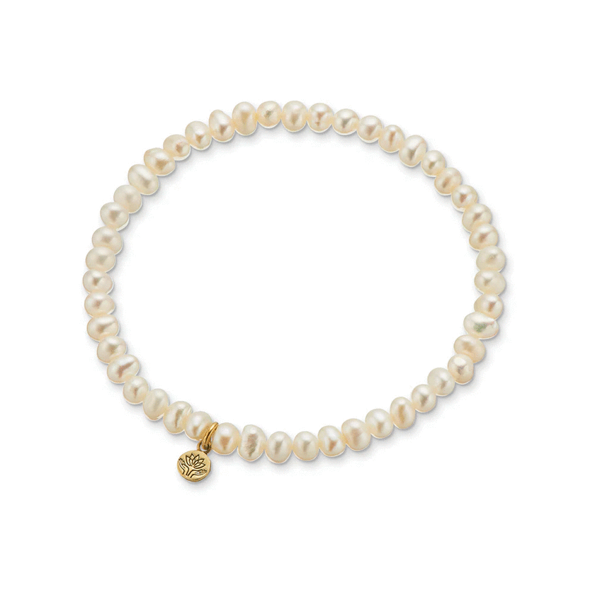 Palas Emporio Pearl 'Prosperity' Healing Gem Bracelet