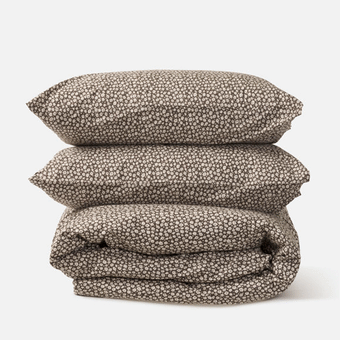 Citta Forget Me Not Duvet Cover - Rye/Bone  Q 210x210cm