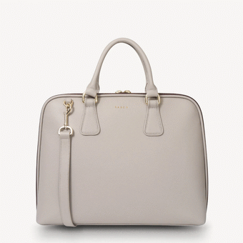 Saben Parker Briefcase - Dove