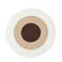 Placemat Round - Natural Rings