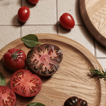 Citta Flip Board Oak - 32cmdiax2.8cmh