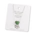 Palas Emporio  Aventurine Balance Heartstone Necklace