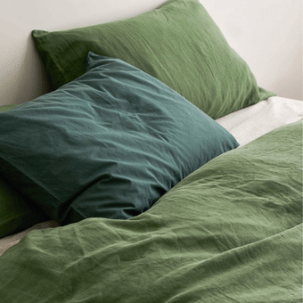 Citta Linen Pillowcase PR - Spearmint 76x50cm
