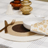 Placemat Round - Natural Rings