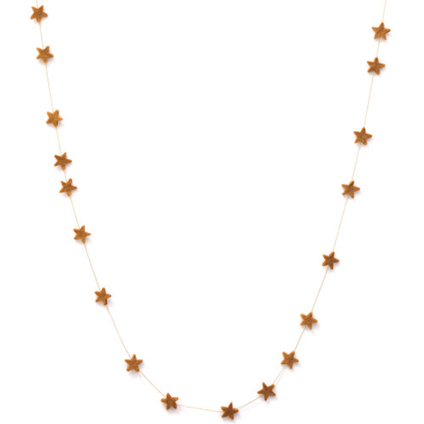 Muskhane Stars Malla Garland - 100% Felt L200cm Stars 3cm