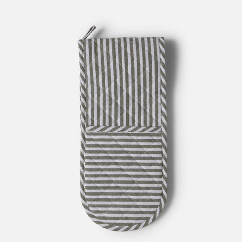 Citta Classic Stripe Double Oven Glove - 19x88cm