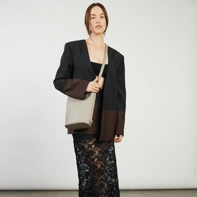 Saben Jojo Shoulder Bag - Dove Pebble