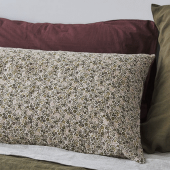 Citta Wildflower King Pillowcase Pair - Ivy/Multi 51x102cm