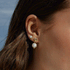 Palas Emporio Lunar Pearl Stud Earrings