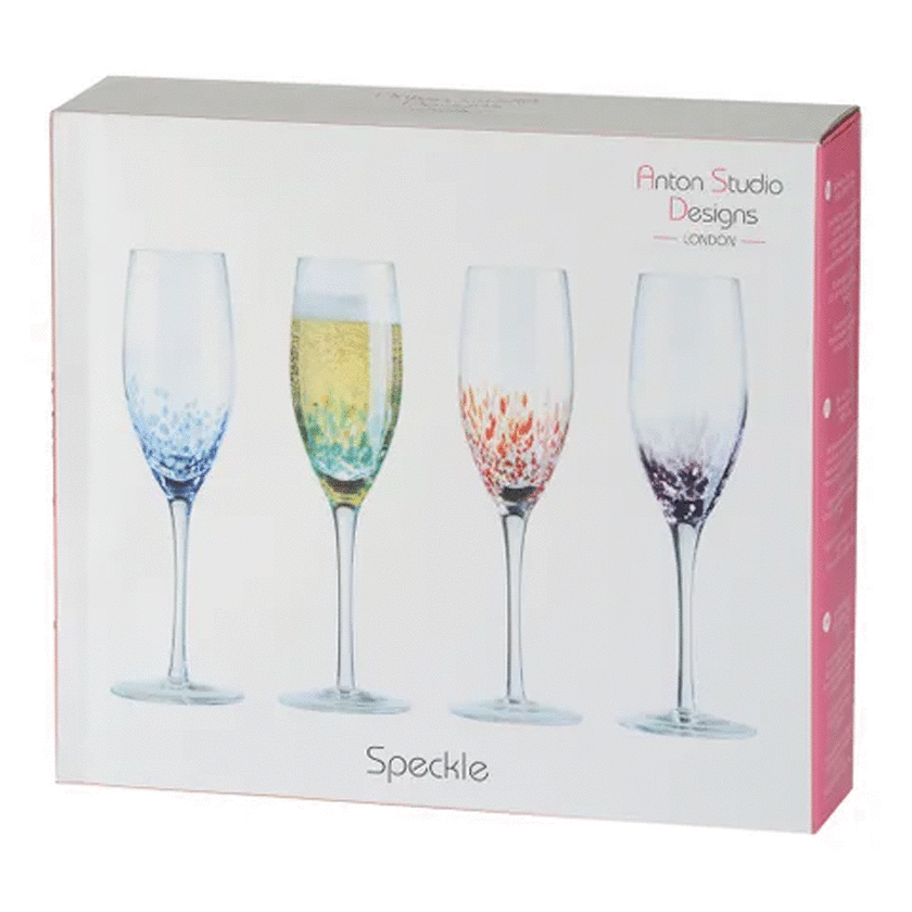 Anton Studio Design Champagne Flutes (Set of 4)